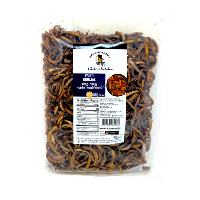 Chiko’s Kitchen Fried Brinjal 300g (10.58 oz)