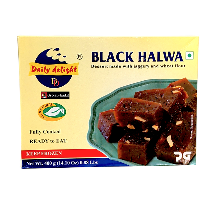 Daily Delight Black Halwa (Dodol) 400g (14.1 oz) - Frozen (In-Store Pickup Only / Please order a separate Frozen Shipping Kit in order to ship this item*)