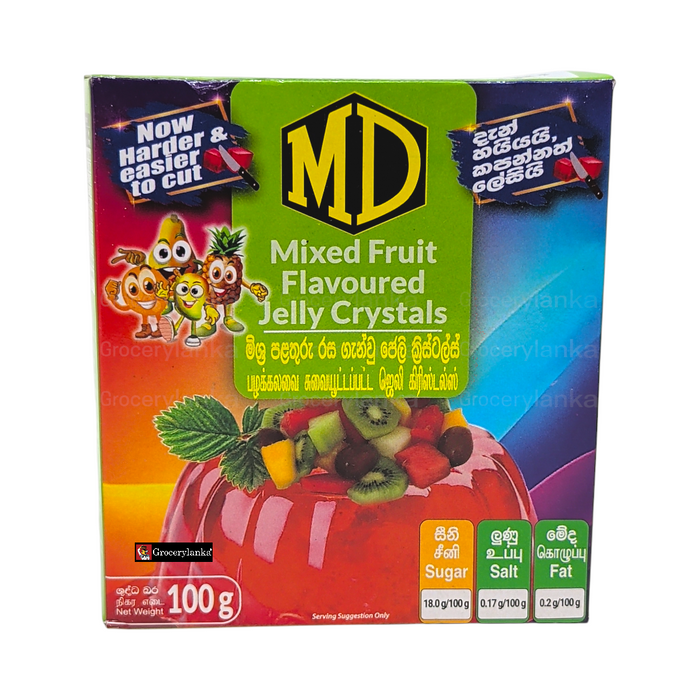 MD Jelly Crystals Strawberry Flavor 100g (3.53 oz) | Grocerylanka