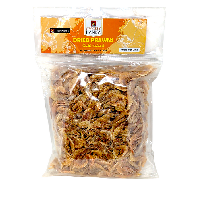 Dried Prawns (වියළි ඉස්සෝ ) 200g (7.05 oz) | Grocerylanka