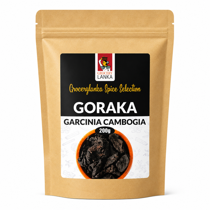 Grocerylanka Goraka Pieces 200g - Product of Sri Lanka