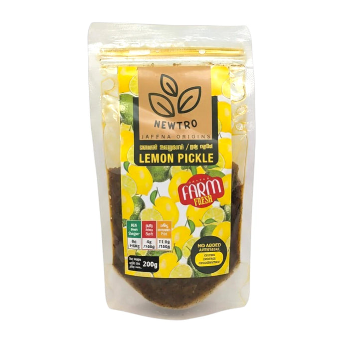 Newtro Lemon Pickle 200g (7.1 oz) | Grocerylanka
