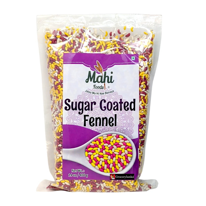 Mahi Foods Sugar Coated Fennel 400g (14.1 oz) – Sweet Fennel Seeds