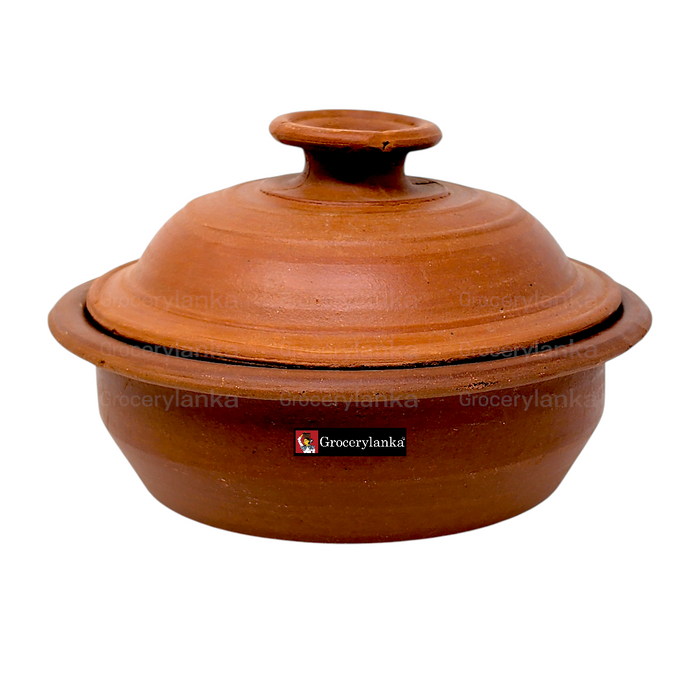 Curry Clay Pot with Lid - 8 inches (In-Store or Curbside Pickup Only- NO Shipping)