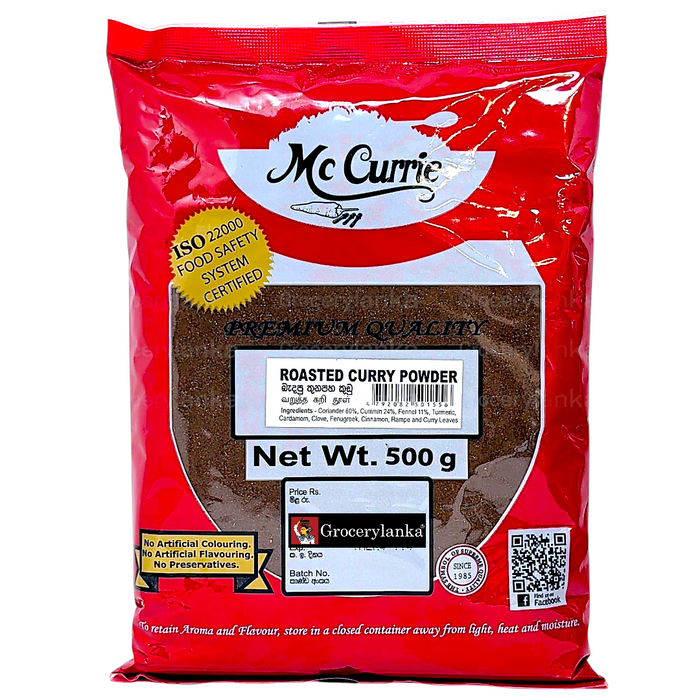 Mc Currie Roasted Curry Powder 500g (1.1lb)