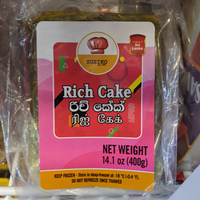 Susiko Bakers Rich Cake 400g - Frozen (In-Store or Curbside Pickup Only)