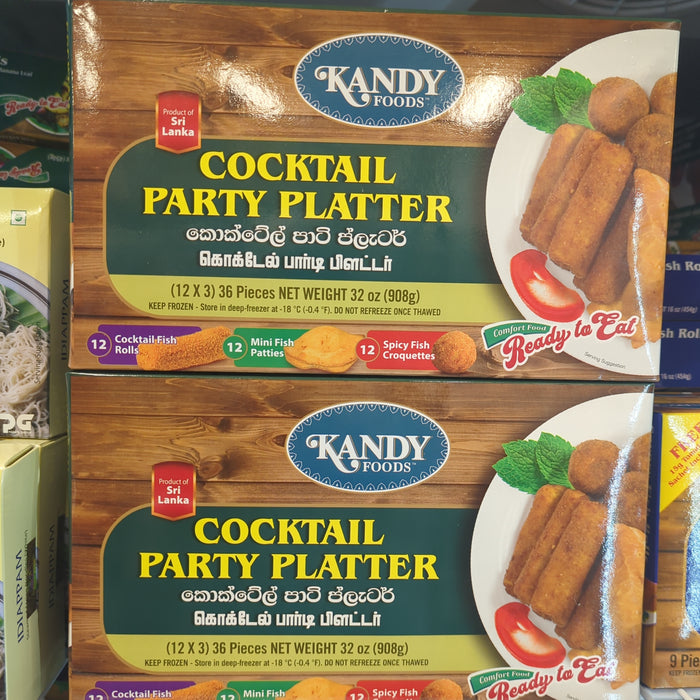Kandy Foods Cocktail Party Platter 36Pcs - Frozen (In-Store Pickup Only / Please order a separate Frozen Shipping Kit in order to ship this item*)