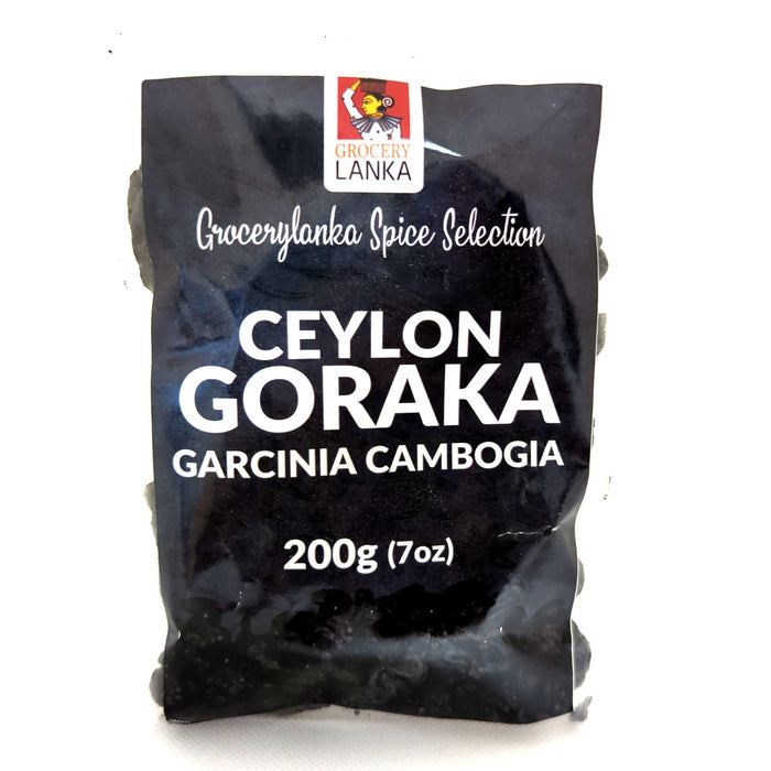 Grocerylanka Goraka Pieces 200g - Product of Sri Lanka