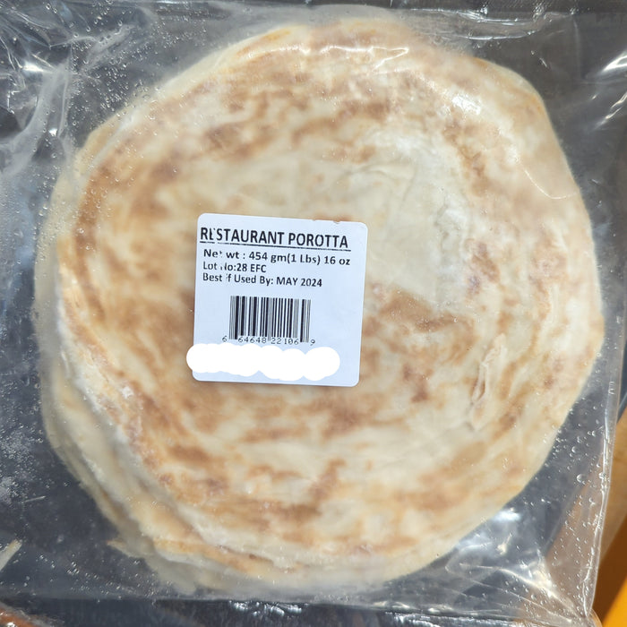 Daily Delight Malabar Porotta 1lb (Restaurant Pack) - Frozen (In-Store Pickup Only / Please order a separate Frozen Shipping Kit in order to ship this item*)