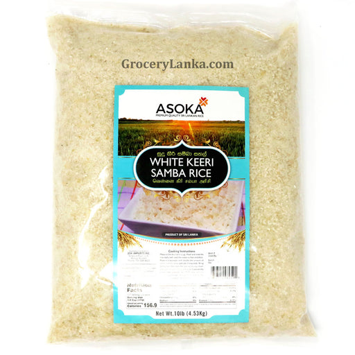 Asoka White Keeri Samba Rice 10lb