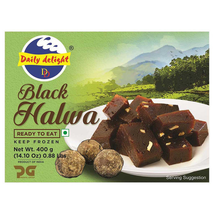 Daily Delight Black Halwa (Dodol) 400g Frozen (In-Store Pickup Only / Please order a separate Frozen Shipping Kit in order to ship this item*)
