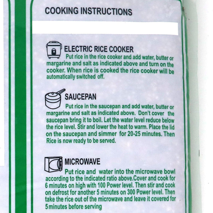 CIC Hand Pound Parboiled Rice Instructions