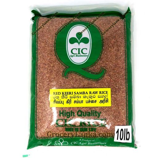 CIC Red Keeri Samba Raw Rice 10lb