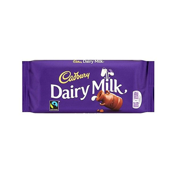Cadbury Dairy Milk Chocolate 110g | Product of UK