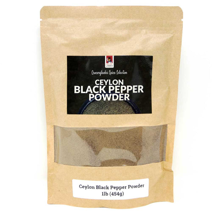 Grocerylanka Black Pepper Powder 1lb (454g) | Product of Sri Lanka