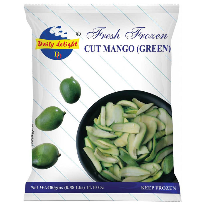 Daily Delight Cut Mango Green 400g - Frozen