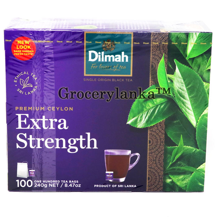 Dilmah Extra Strength Ceylon Tea 100 Tea Bags - Grocerylanka.com