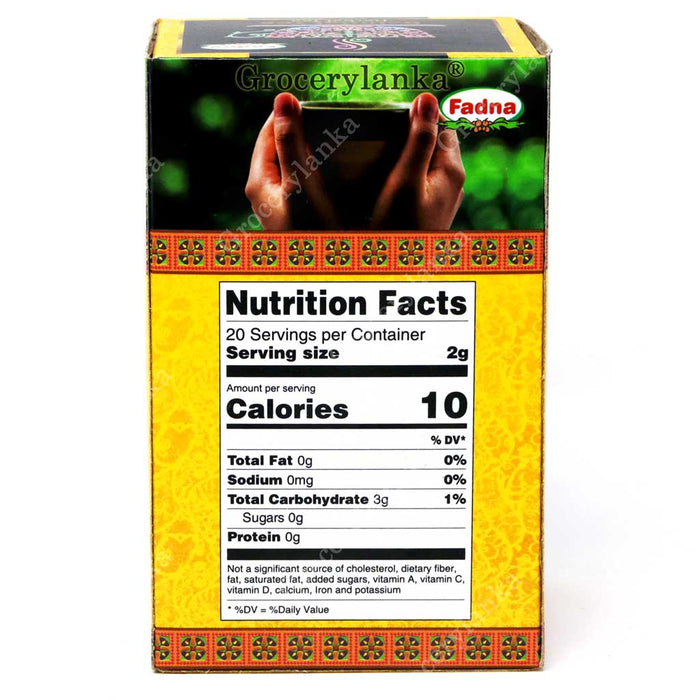 Fadna Belimal Tea - 20 Tea Bags Info