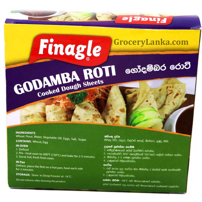 Finagle Godamba Roti 10 pcs - Frozen (In-Store Pickup Only / Please order a separate Frozen Shipping Kit in order to ship this item*)