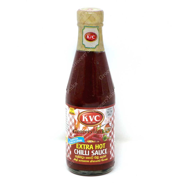 KVC Extra Hot Chilli Sauce 400g