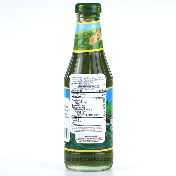 MD Green Chili Sauce (Small) 400g
