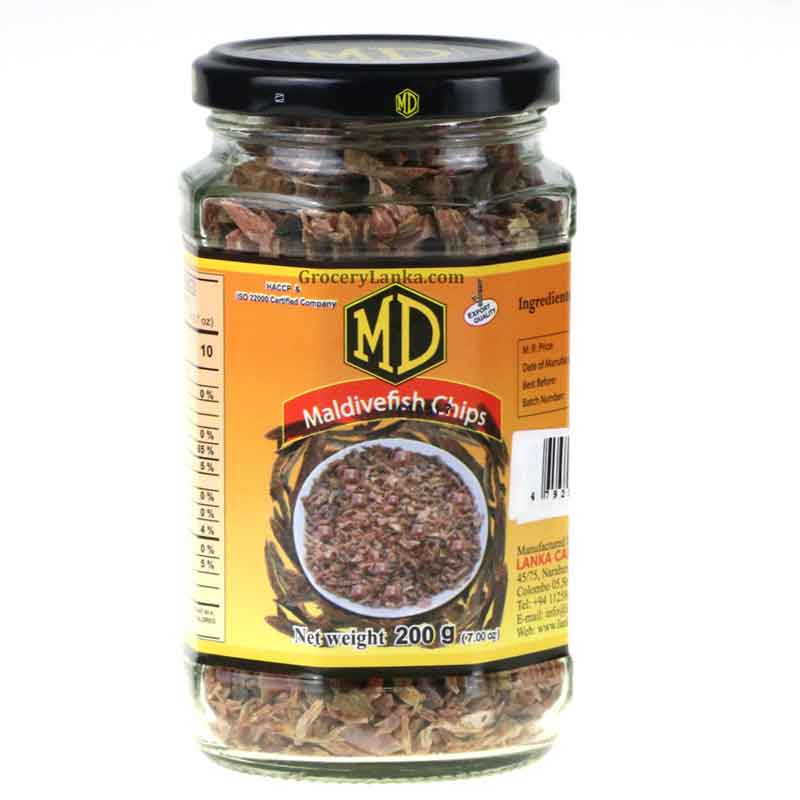 MD Maldive Fish Chips 200g Bottle