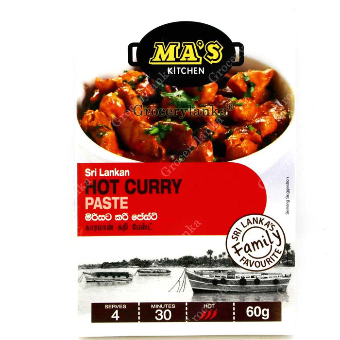 Ma's Kitchen Hot Curry Paste 60g