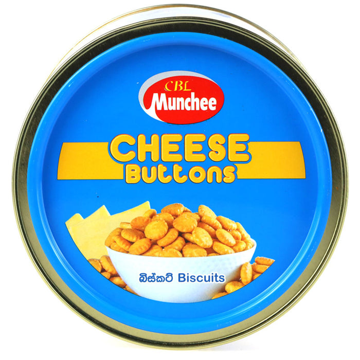 Munchee Cheese Buttons Tin 215g