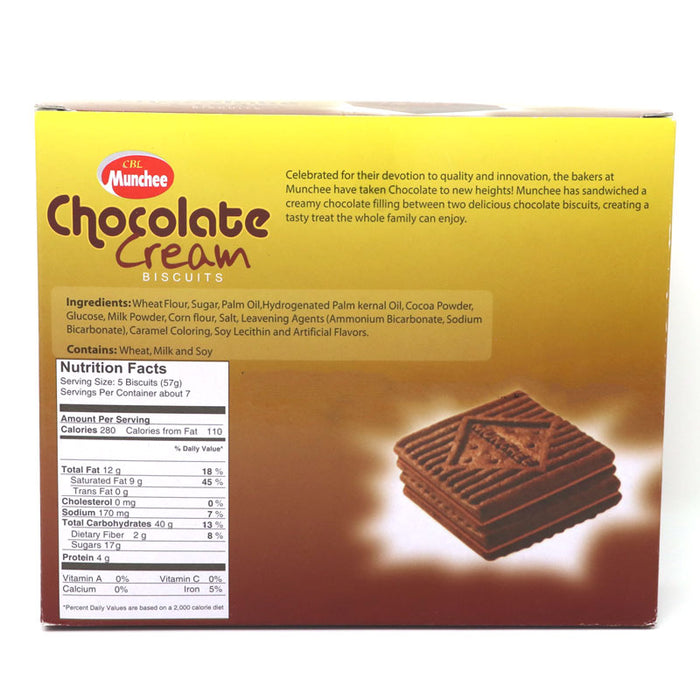 Munchee Label Munchee Chocolate Cream Biscuits 365g (12.88 oz) | Grocerylanka