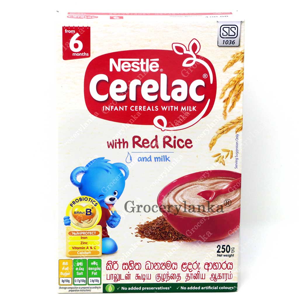 Nestle Cerelac with Red Rice 250g — Grocerylanka