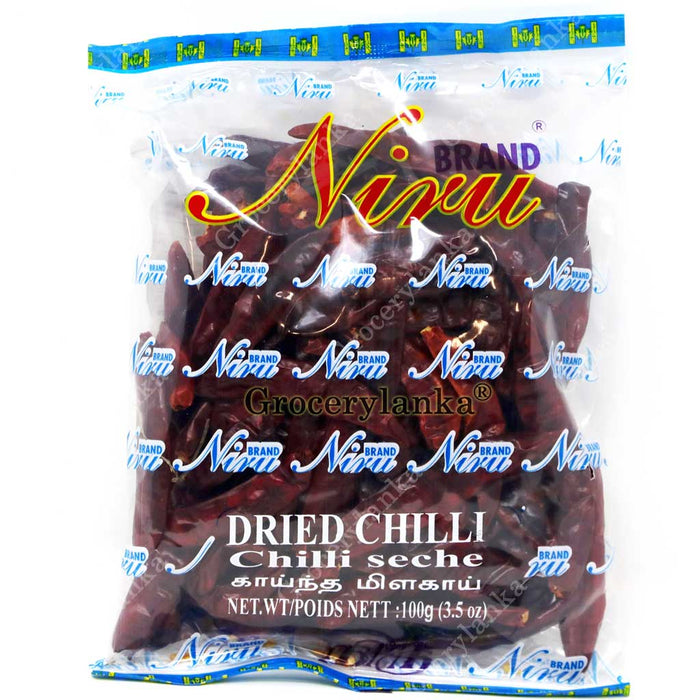 Niru Dry Red Chili (Whole)100g