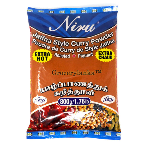 Niru Jaffna Extra Hot Curry Powder (Roasted) 800g - Grocerylanka.com