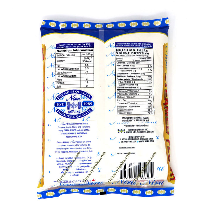 Niru Steamed Flour 1kg Information 
