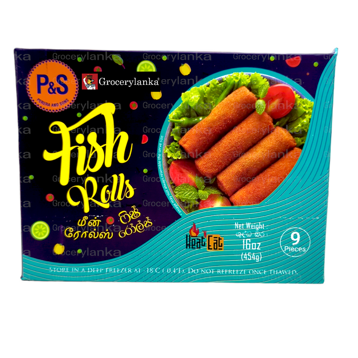 P&S Fish Rolls 9Pcs - Frozen (In-Store Pickup Only / Please order a separate Frozen Shipping Kit in order to ship this item*)