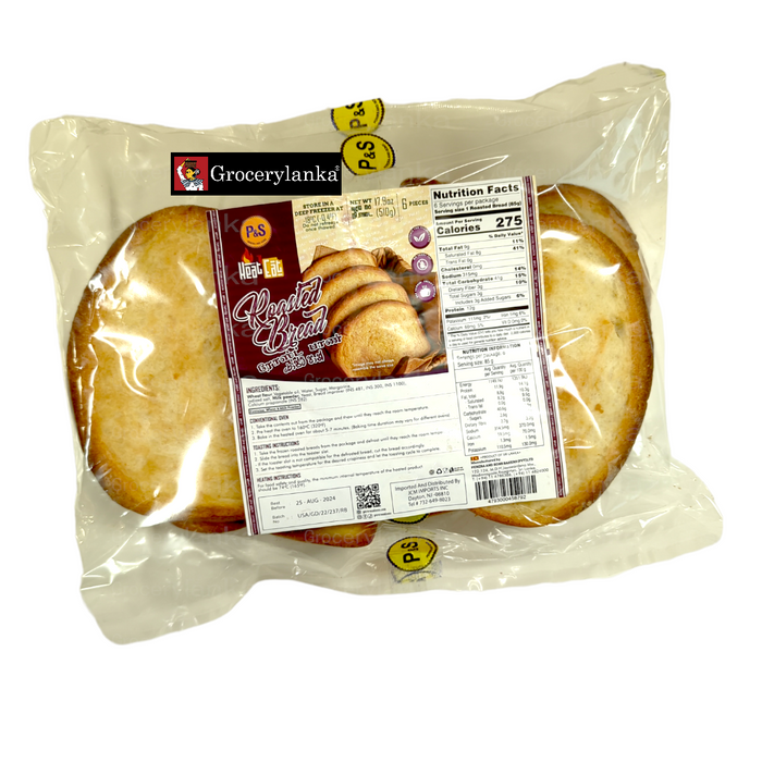 P&S Roasted Bread 6pcs - Frozen (In-Store Pickup Only / Please order a separate Frozen Shipping Kit in order to ship this item*)