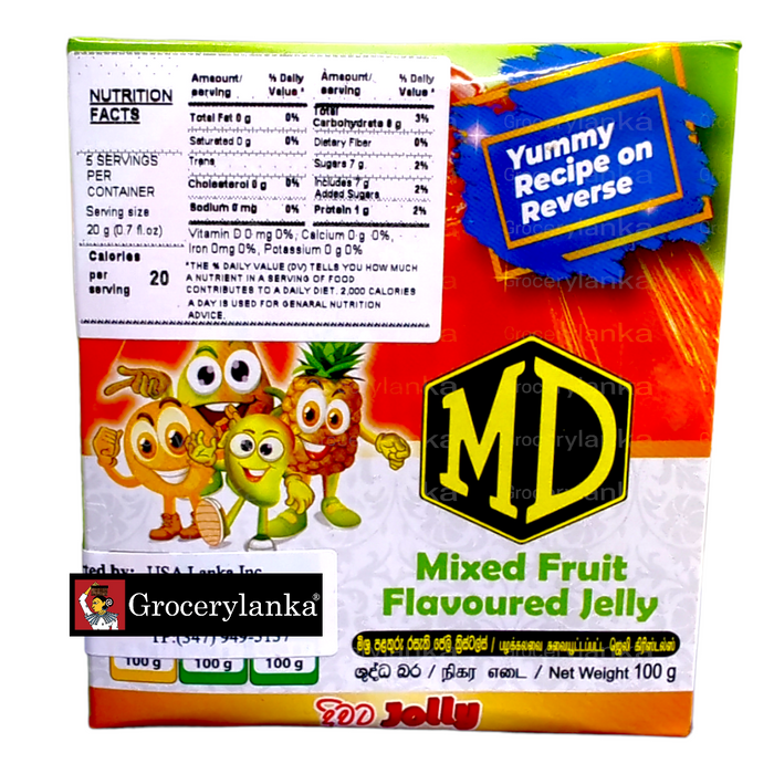 MD Jelly 100g - Mixed Fruit Flavor