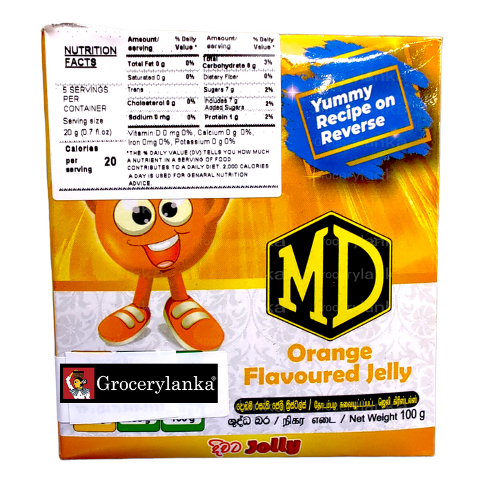 MD Jelly 100g - Orange Flavor