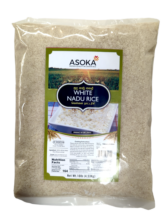 Asoka  White Nadu Rice 10lb