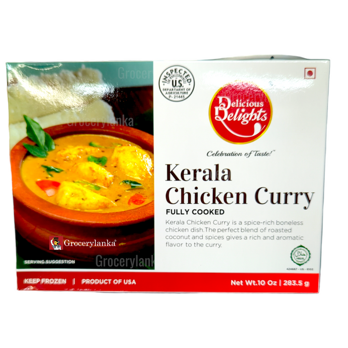 Daily Delight Kerala Chicken Curry 10oz Frozen (In-Store Pickup Only / Please order a separate Frozen Shipping Kit in order to ship this item*)