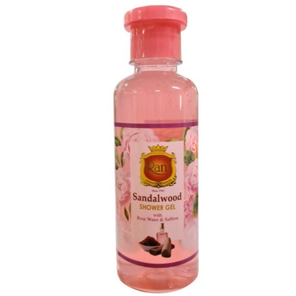 Rani Sandalwood Shower Gel Rose water & Saffron 250 ml
