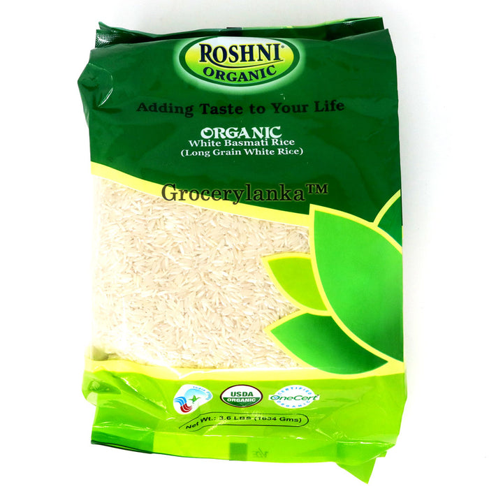 Roshni Organic Basmati Rice 3.6lb (1.6kg)