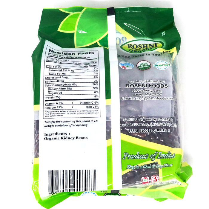 Roshni Organic Kidney Beans 3.6lbs (1.6kg) | Product of India