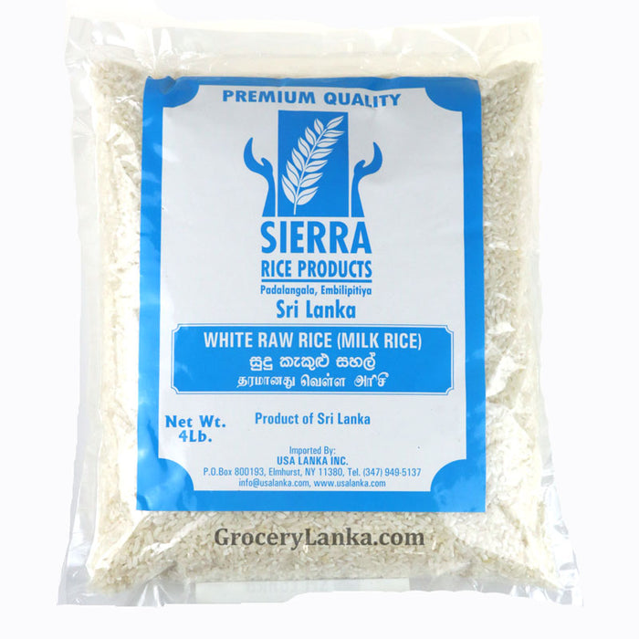 Sierra White Raw Rice - Kiribath Rice