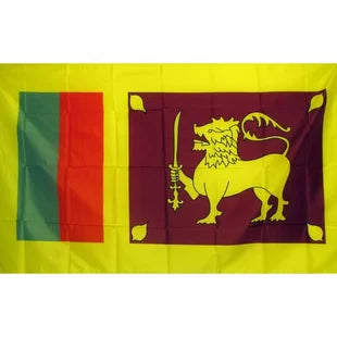 Sri Lankan Flag - 30"x60" - Gloss Finish