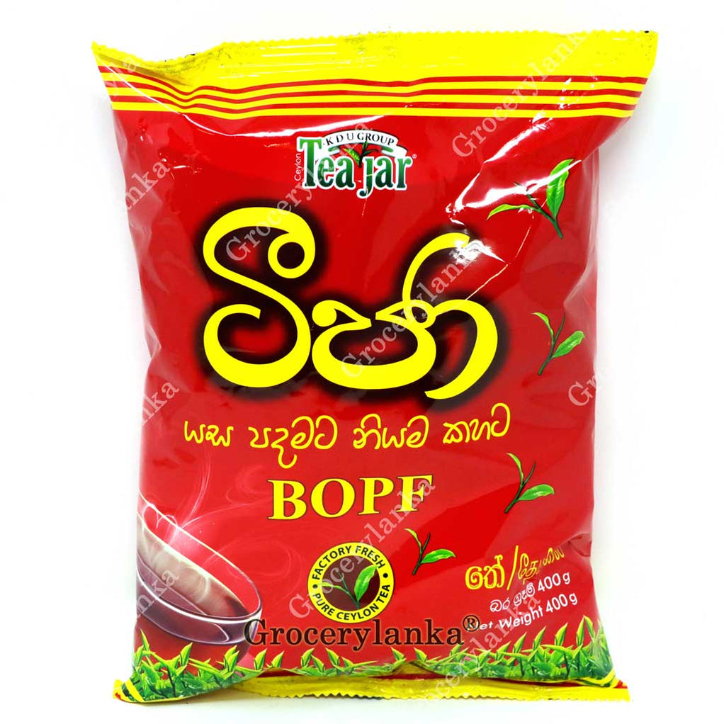TeaJar Loose Ceylon Tea 400g BOPF — Grocerylanka