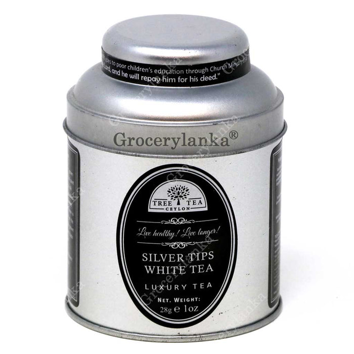 Tree Tea Ceylon Silver Tips White Tea 28g (Luxury Tea)