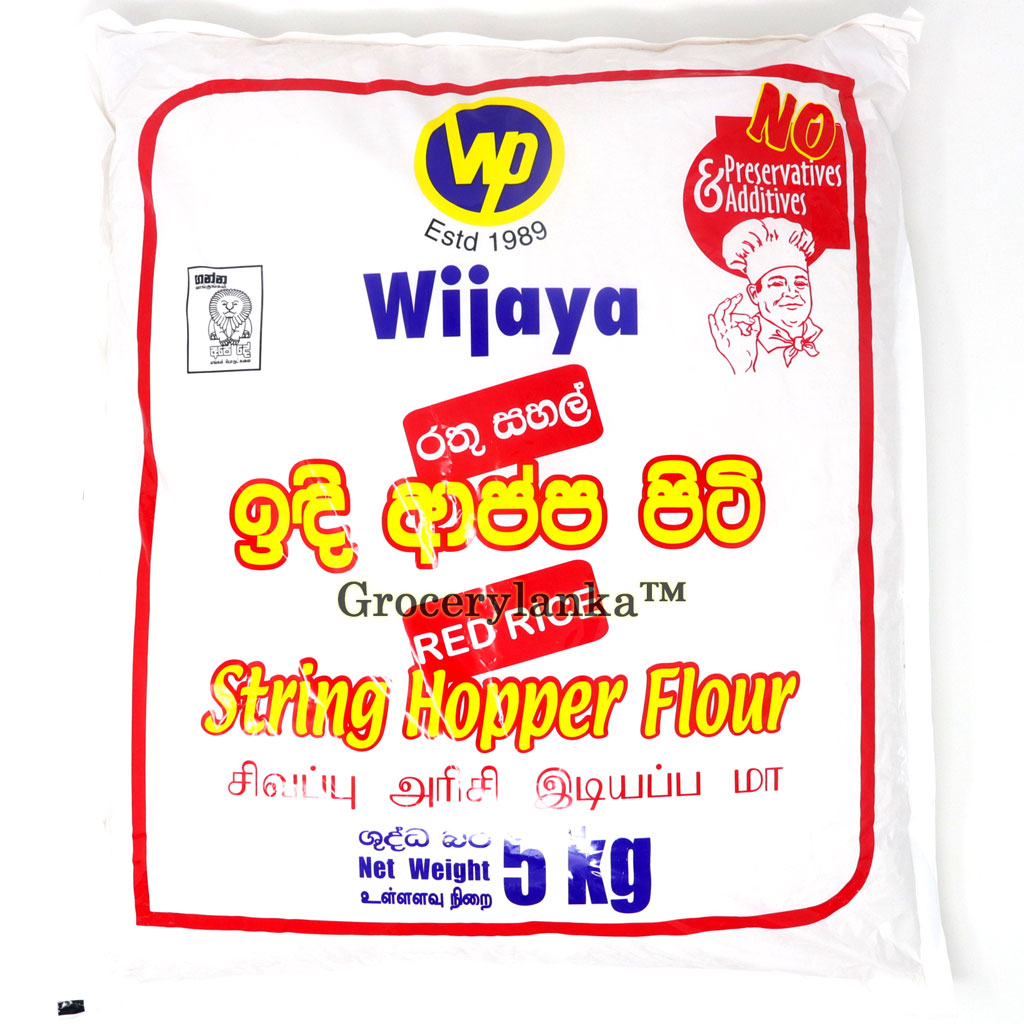 Wijaya Red Rice String Hopper Flour 5kg — Grocerylanka
