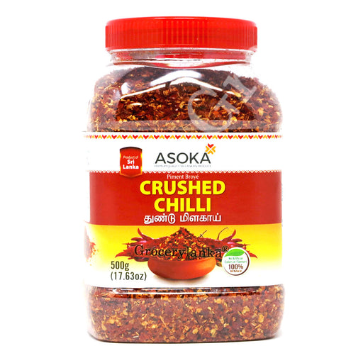 asoka crushed chilli flakes bottle