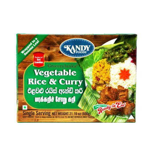 kandy foods vegetable rice and curry