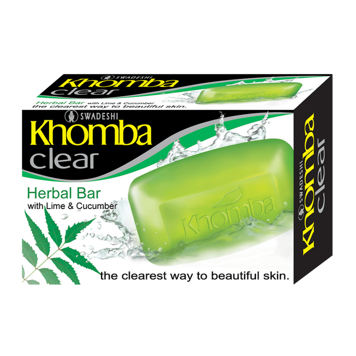 Khomba Herbal Bar Soap 70g - Clear